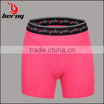 BEROY breathable 3D padded cycling briefs, women cycling underwear