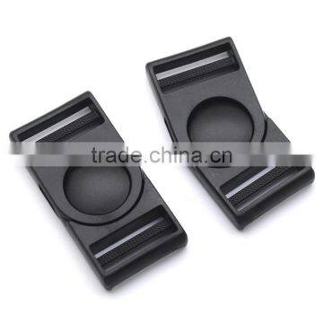 XY2540-25mm 1inch Black POM Plastic Buckle Pressing-shaking Buckle for Webbing Straps photo-3