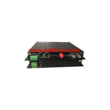 1080P HD-SDI+Bi-di Full duplex RS485 video data fiber optical transmitter and receiver