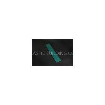 Green Casement PVC Window Frames / Vinyl Window Extrusions Glossy Surface