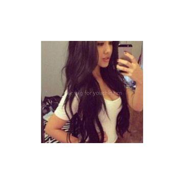 Malaysia Human Hair Full Lace Wig Natural Straight