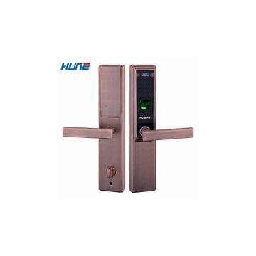 HUNE optical fingerprint lock with PIN access/OLED screen/Access control system from China