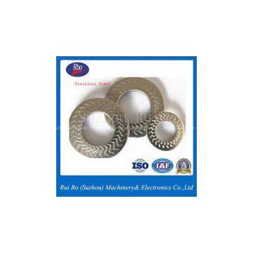 China Manufacture Stainless Steel Single Side Tooth washer/Lock/Spring Washer/Washers with ISO