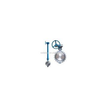 Cast steel butterfly valve