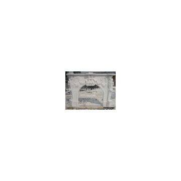 marble fireplace