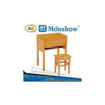 Solid Wood Single Desk And Chair