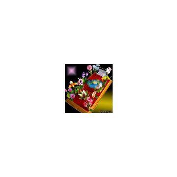 Miniature garden Polimer clay flower