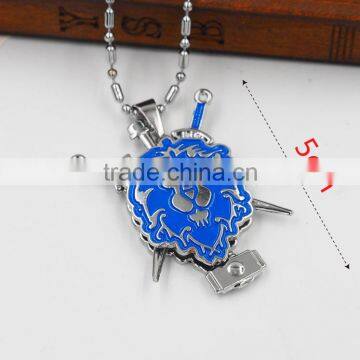 Cosplay Lion Rotatable Pendant World of Warcraft Anime Necklace