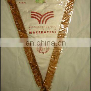 Satin Mini Banner , Decorative Satin Pennant