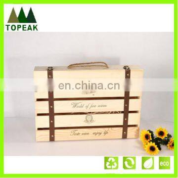 New Product 2016 2 Bottles Wine Wooden Box photo-3