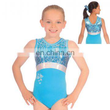 super quality new spandex tank top gymnast leotard for little young girl