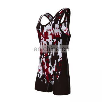 custom sublimation youth cool wrestling singlets