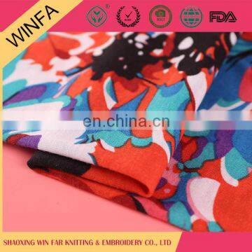 New design Luxury Beautiful Poly spun print 100 polyester microfiber fabric