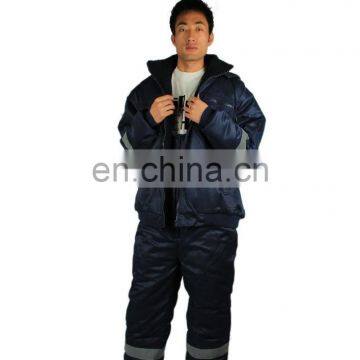 waterproof working suit in winter /men's workwear suit jackets and bib pants /thermal working suit