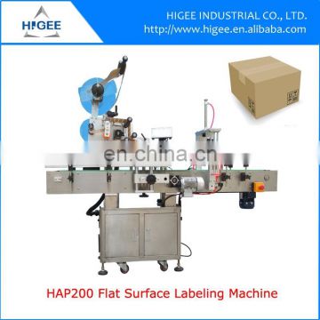 HIG servo motor economy automatic flat surface labeling machine