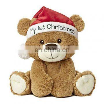 HI CE 2017 High Quality New design Christmas Teddy Bear Plush Toy for kids