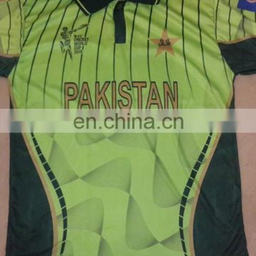 Pakistan 2015 cricket world cup jersey