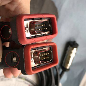 RoHS D Sub 9 Pin Male RF Feeder DB9 Connectors Made by Fined Copper Alloy For Huawei Flexible Cable Assembly photo-2