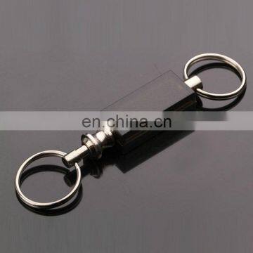 Custom double ring keychains /metal keychains