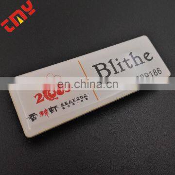 China Factory Wholesale Plastic Name Badge With Magnet Pin