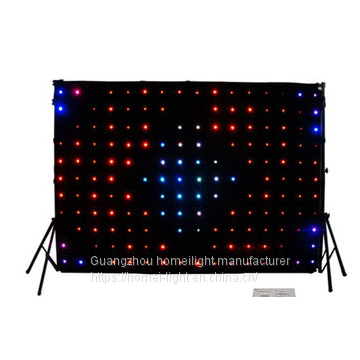 led vison cloth p18cm RGB video curtain backdrop