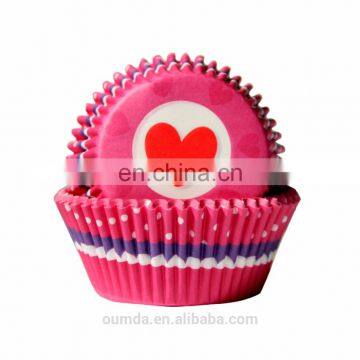 Colorful printing cupcakes cases paper backing cups