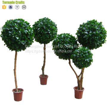 Wholesale Artificial Fake Plastic Topiary Boxwood Hedge Balls Spiral Tree photo-5