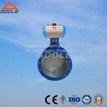 Pneumatic Flanged Soft Seal on/off Aeration Butterfly Valve (D641)