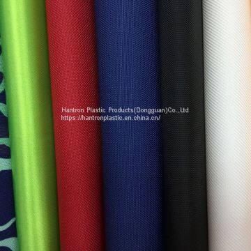 Color fastness waterproof PVC backed fabric nylon polyester
