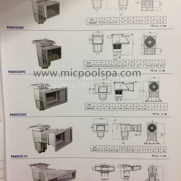 Round PVC Main Drain, Pool Drain, Pool Accessories, photo-2