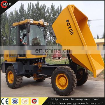 FCY50 5ton mini track dumper hydraulic