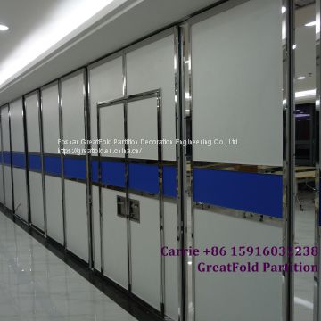 Wood Style Partition Wall Laminated Panel Operable for Restaurant