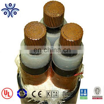 3x240 mm2 cable xlpe insulation pvc sheath copper cable with TUV test report