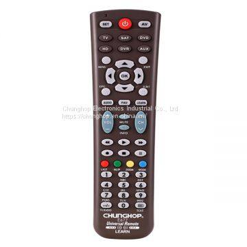 E677 Universal Remote Control with Codes Operation 6 devices with 1 remote