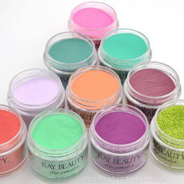 2019 New Nail Artistry Nail Glitter Powder Acrylic Powder System Private Label Nail Dipping Powder photo-2