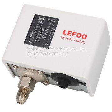 LF55 LEFOO Single Low Or High Pressure Switch For Air Compressor,Refrigerant system,water pump