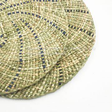 Home Deco Natural Round Seagrass Handmade Kitchen Placemats photo-2