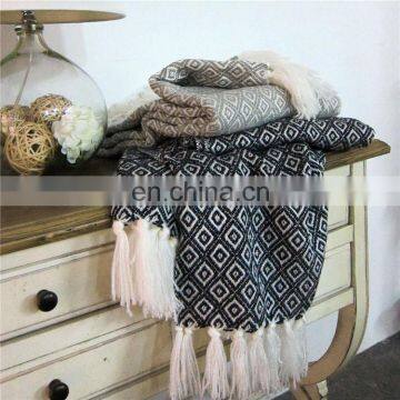 Amazon Hot Sale High Quality Super Soft Chunky Acrylic Yarn Super Soft Plain Blanket photo-5
