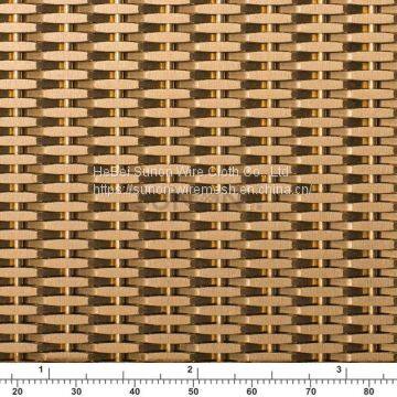 Custom Decorative Woven Mesh  Elevator Wall Wire Mesh