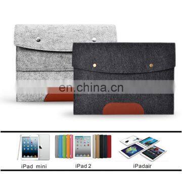 Custom11 13 13.3 13.5 14 15 17 17.3 18 19 20 Inch Grey Felt Laptop Sleeve for Marcbook photo-5