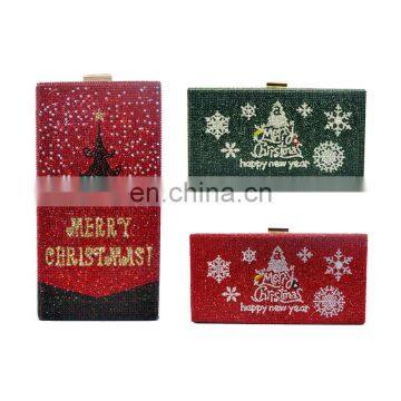 New Year Christmas Women Purses and Handbags Girl Boutique Gift Purses Crossbody Shoulder Chain Handbag Christmas Tree Snowflake photo-3