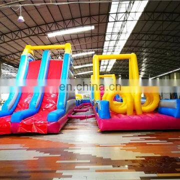 Mobile Airship Circle Inflatable Boom Camp Construction Big Obstacle Course for Kids photo-6
