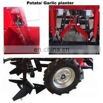 3 Point Hitch Two Row Tractor Dragged Small Potato Garlic Planter With Fertilizer for Sale photo-7