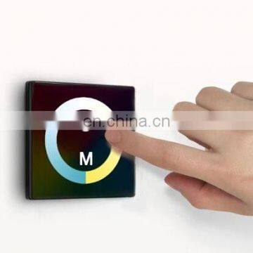 8A DC12V-24V Touch Panel Dual Color Adjustable Dimmer Controller For Led Lighting photo-2