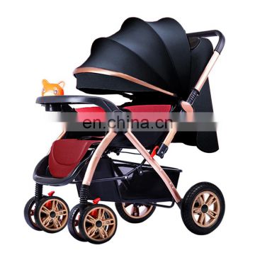 Travel portable baby stroller shock absrobed