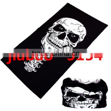 Classical black white skull face mask bandana