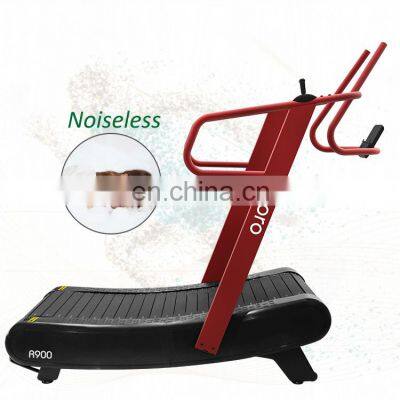 Air runner gym sports manual equipment curved treadmill cheap fitness machine treadmill seif-powered  commercial treadmill