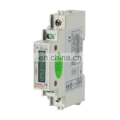 Low Voltage Electrical 35mm DIN Rail Direct Connect Energy Electric Meter Monitor LCD Display photo-3