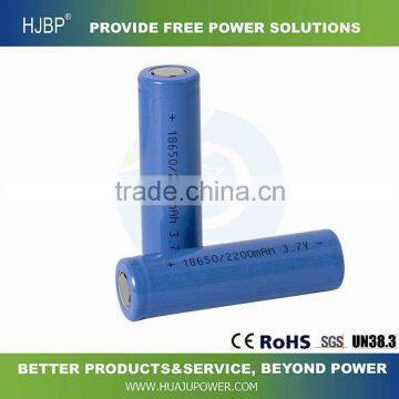 Chinese factory supply for lithium rechargeable 3.7v battery 2200mah