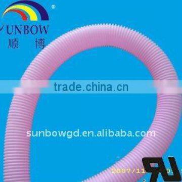 plastic corrugated tube with pvc or pu